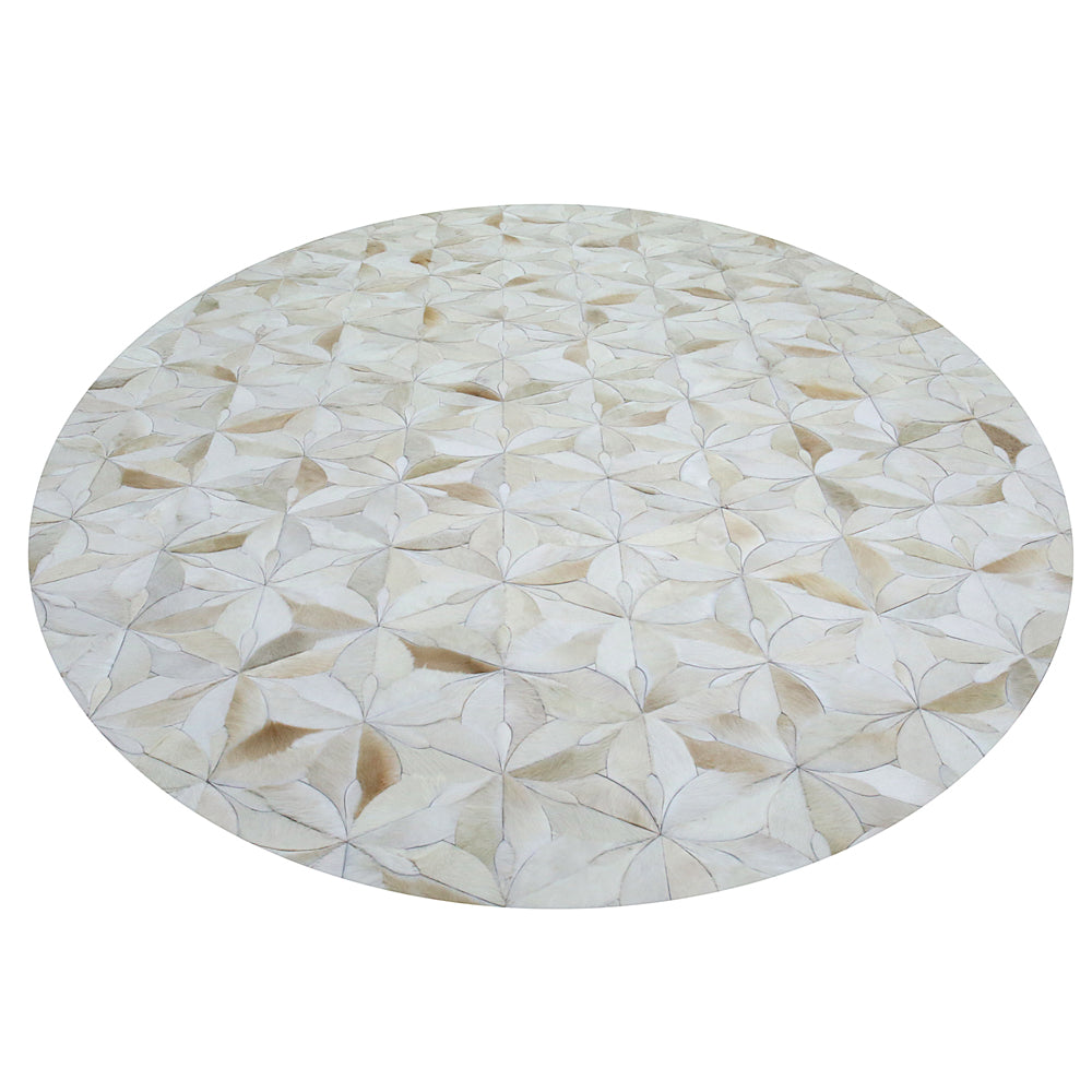 Flores Oval Rug - Cream