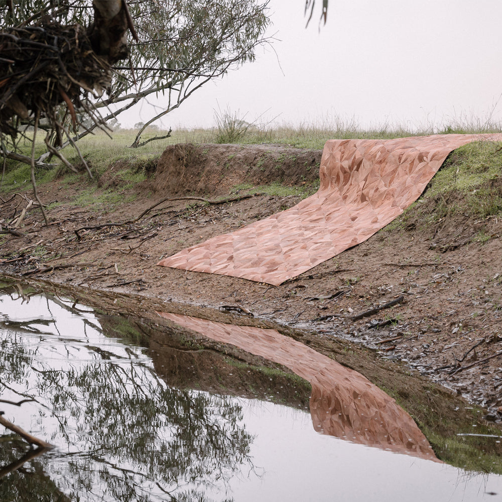 Flores Rectangle Rug - Pink Clay