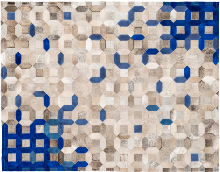 Trellis Rug - Blue