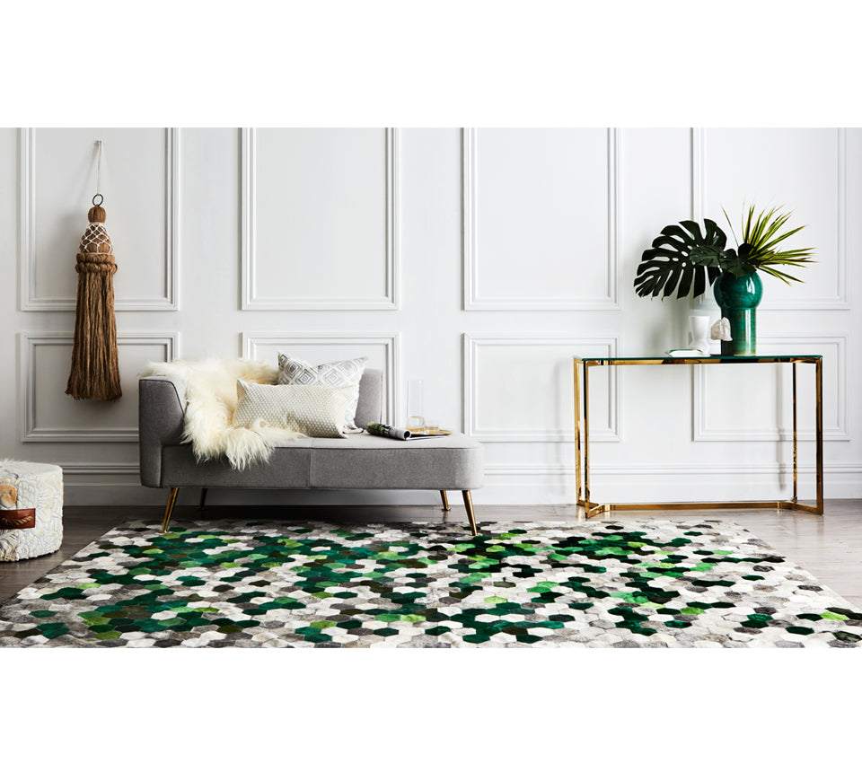 Angulo Rug Rectangle - Green