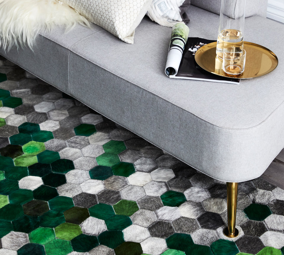 Angulo Rug Rectangle - Green