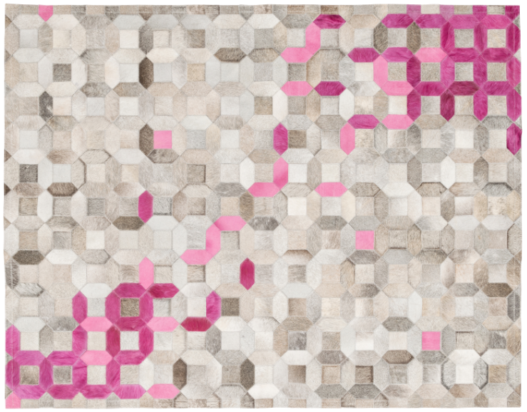 Trellis Rug - Pink