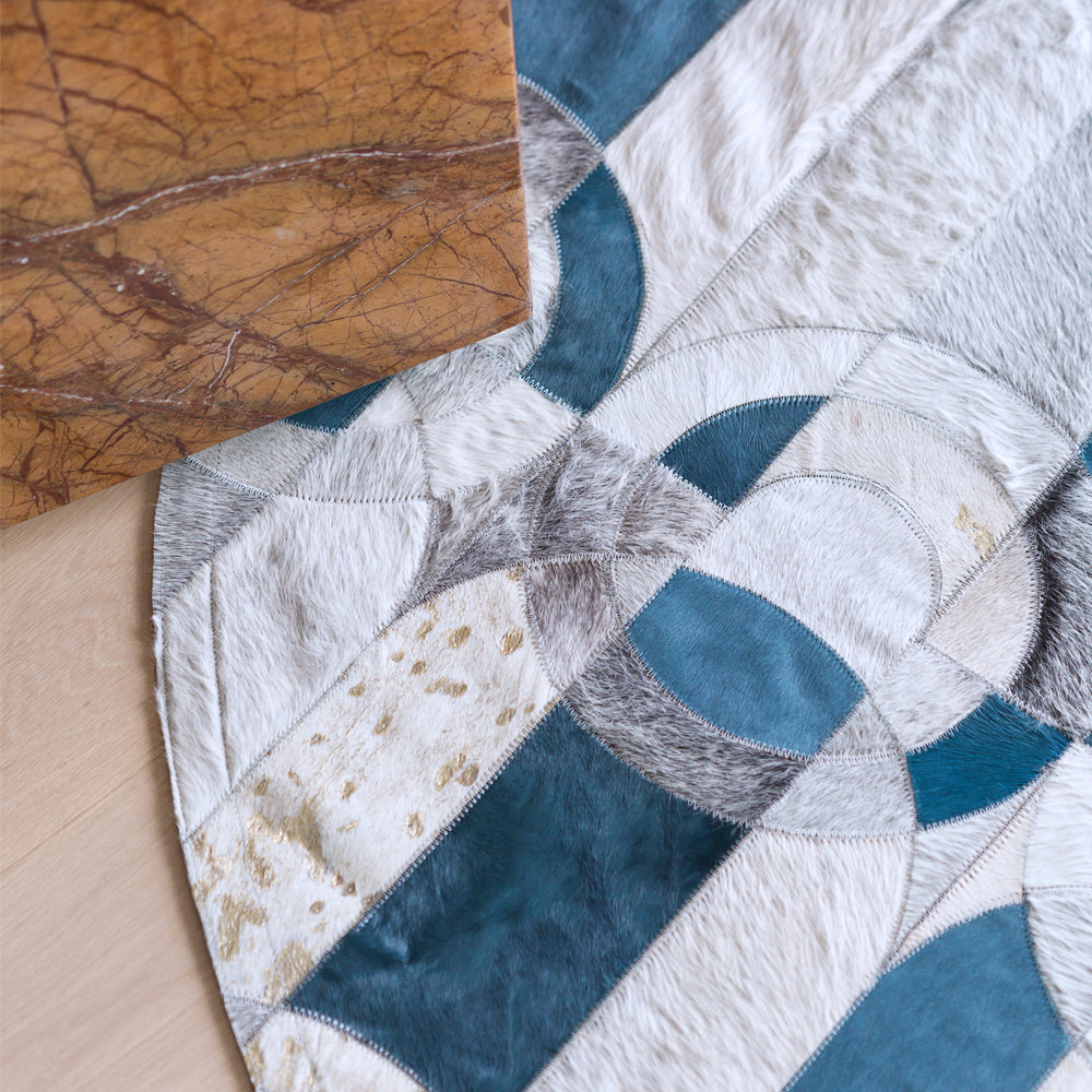 Curvo Rug Jade Sample