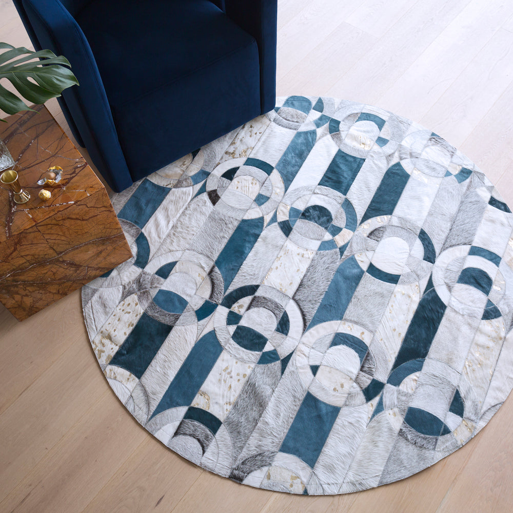 Curvo Rug Jade Sample