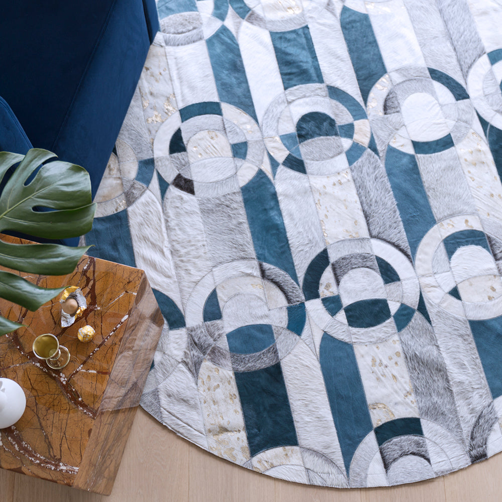 Curvo Rug Jade Sample