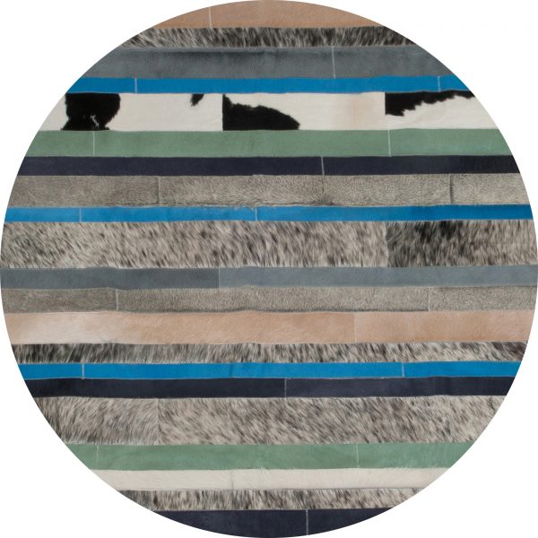 Nueva Raya Circulo Rug - Blue