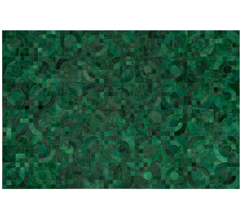 Optico Rug - Forrest Green