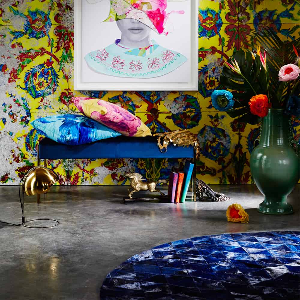 Trilogia Rug Circulo - Midnight Blue