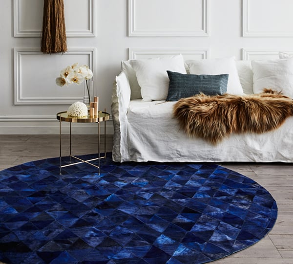 Trilogia Rug Circulo - Midnight Blue 