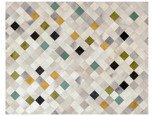 Falling Squares Rug - Verde