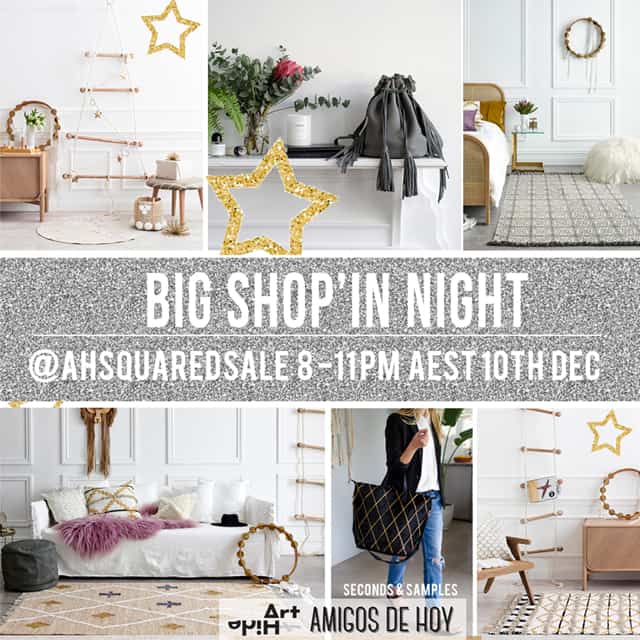 BIG SHOP'IN NIGHT SALE THIS SUND 10TH DEC !