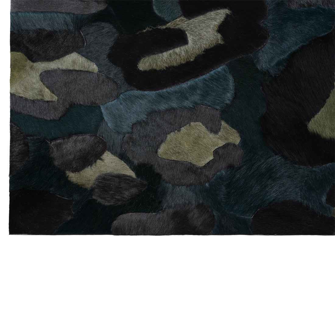 Amur Teal, Olive & Black Sample
