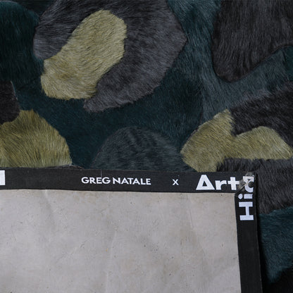 Amur Teal, Olive & Black Sample