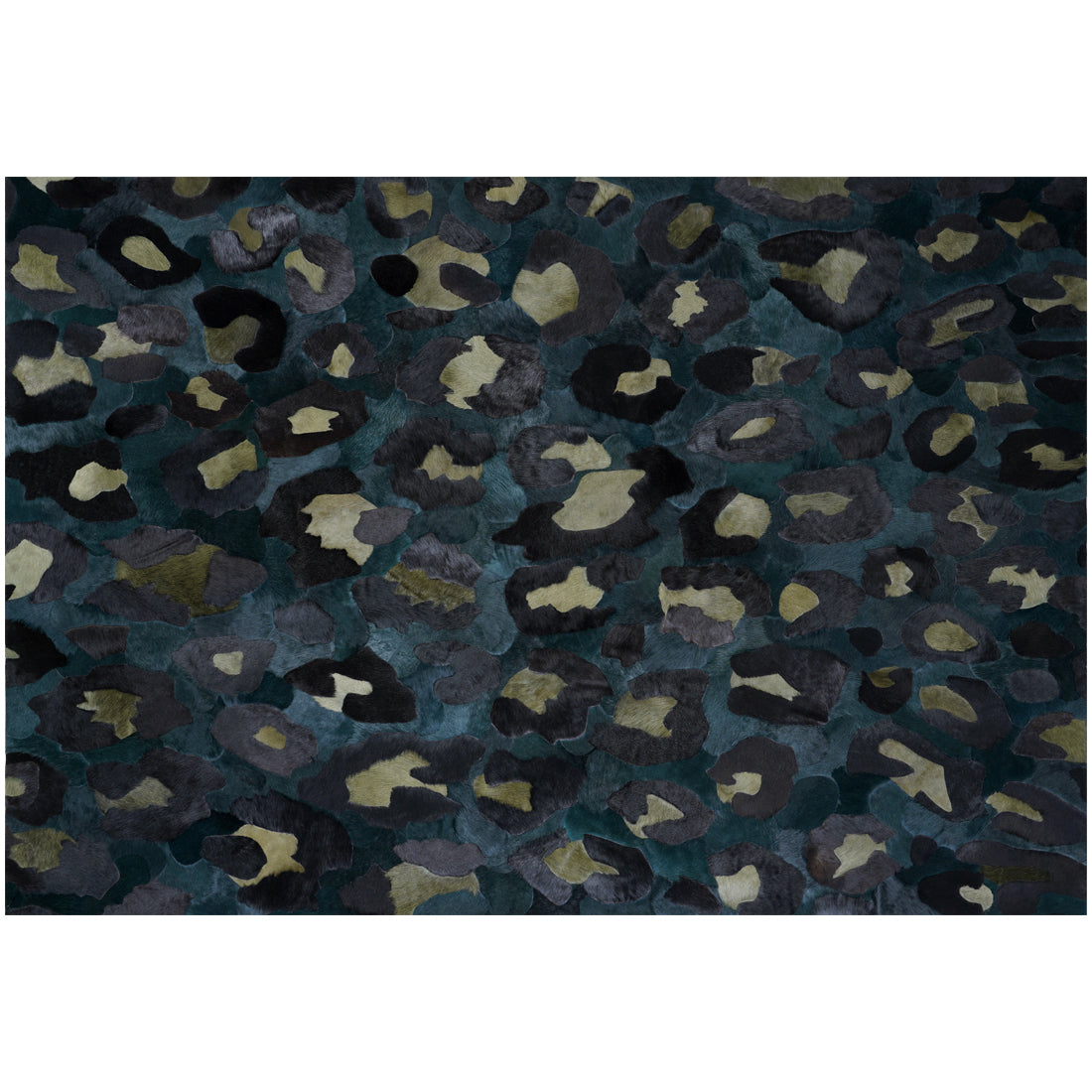 Amur Teal, Olive & Black Sample