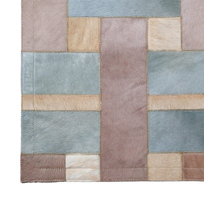 Cestino Taupe, Blue and Caramel Sample