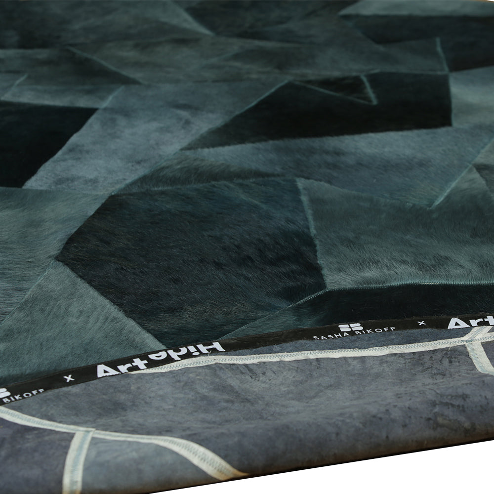 Fragment Round Rug - Petrol 2.5m