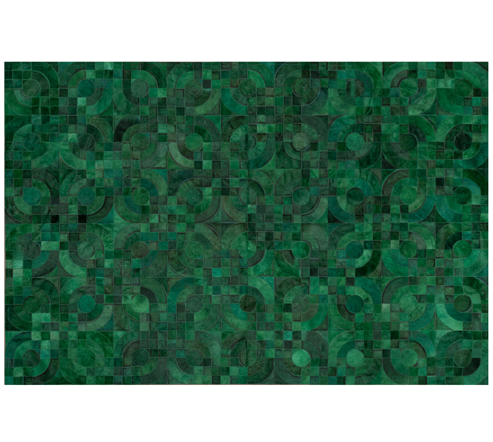 Optico Rug - Forest Green 10' x 14'