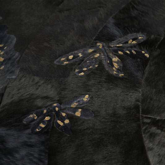 Shibori Rug Black/Charoal Sample
