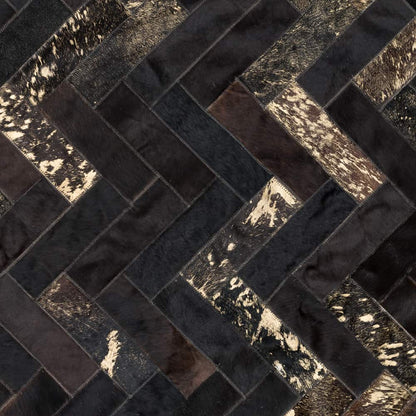 Estrella Hide Rug Estrella Rug - Black – arthiderugs